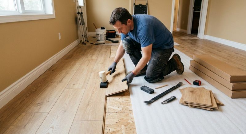 Laminate Floor Installation in Almont, MI