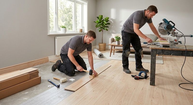 Laminate Floor Installation in Detroit, MI