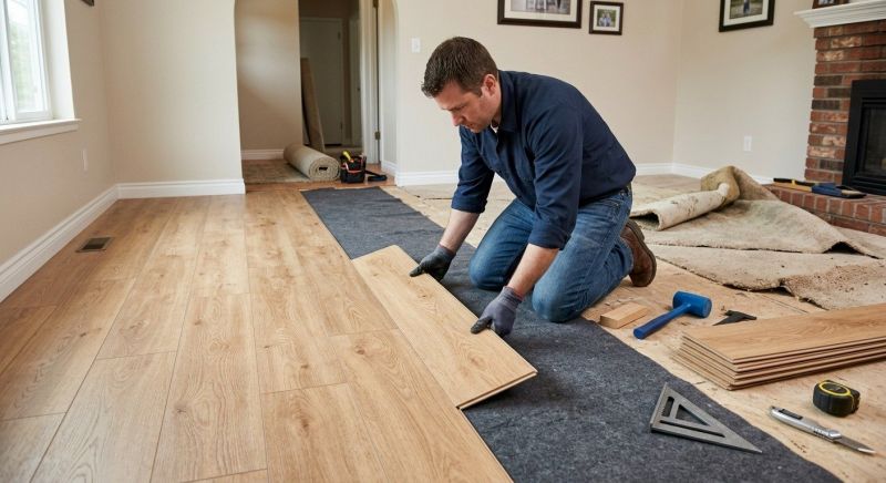 Laminate Floor Remodeling in Waterford, MI