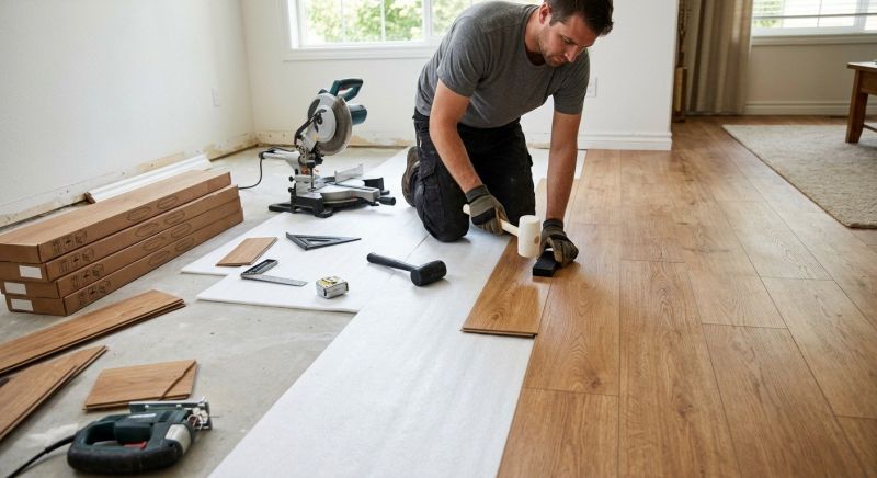 Laminate Floor Replacement in Fenton, MI