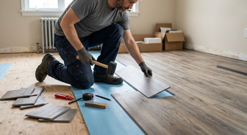 Linoleum Floor Installation in Brighton, MI