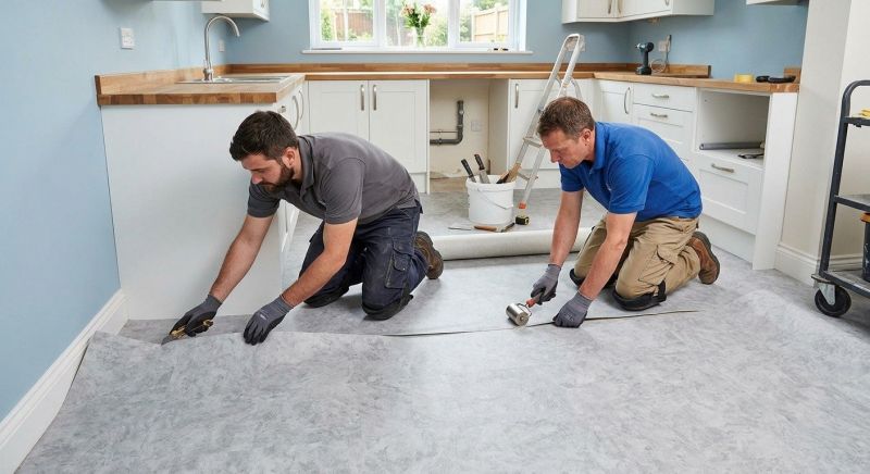Linoleum Floor Installation in Waterford, MI