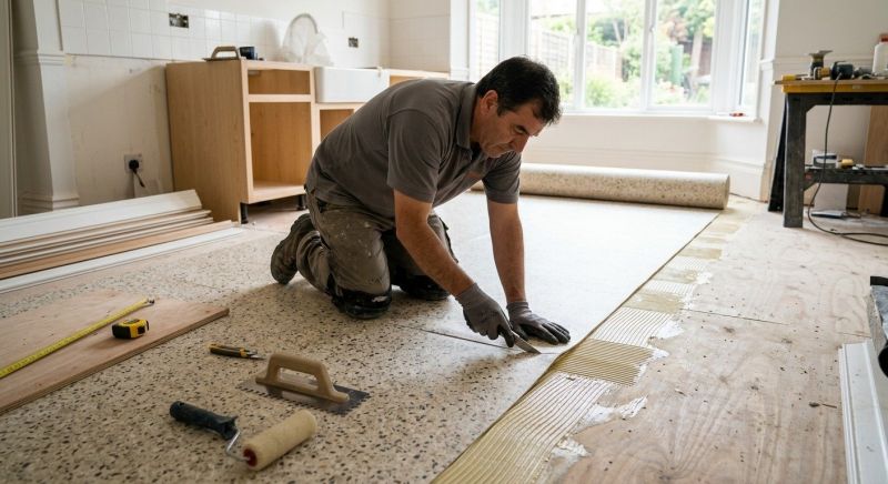 Linoleum Floor Installation in Oak Park, MI