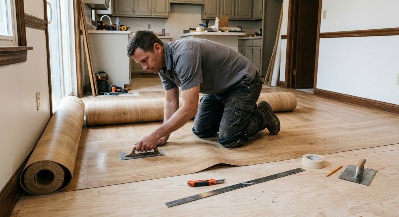 Sheet Flooring Installation in Holly, MI