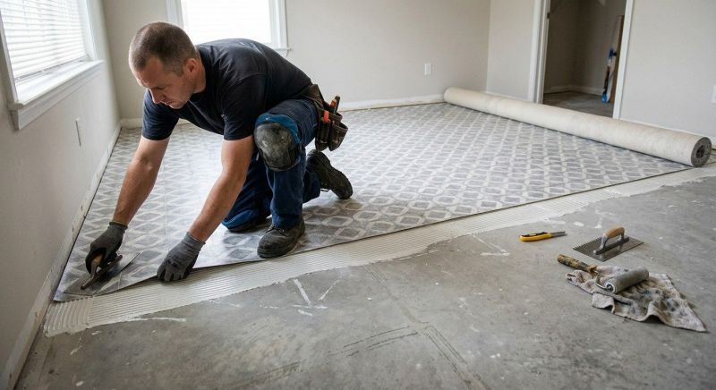 Sheet Linoleum Installation in White Lake, MI