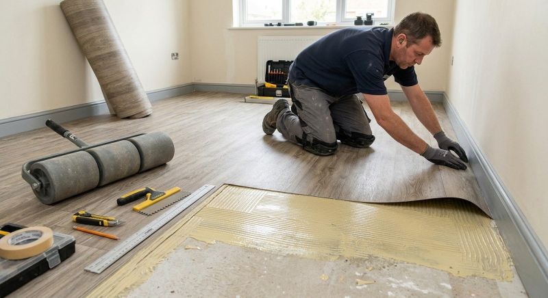 Sheet Vinyl Installation in Pontiac, MI