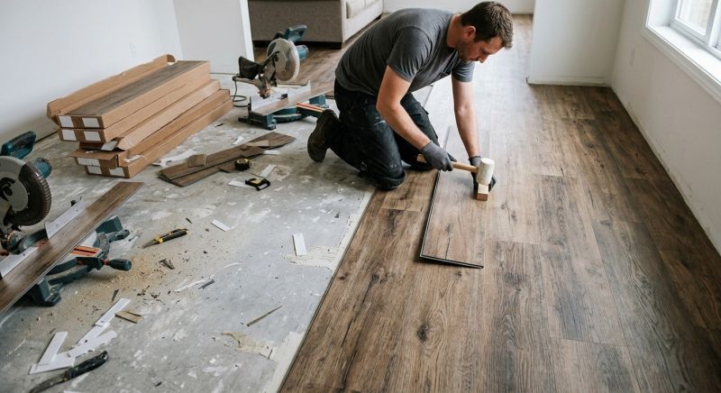 Vinyl Flooring Installation in Hartland, MI